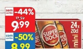 Minipreço Cerveja super bock promoção