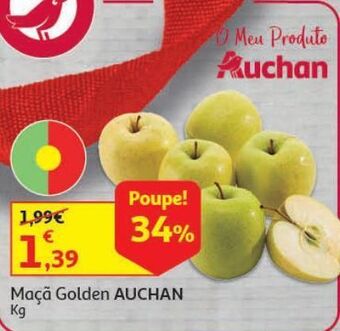 Maçã golden auchan:kg