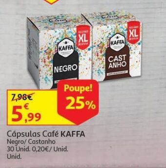 Auchan Cápsulas kaffa promoção