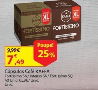 Auchan Cápsulas kaffa promoção