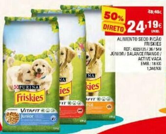 Alimento Seco P/Cão Friskies 18Kg