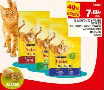 Continente Alimento Seco P/Gato Friskies 3Kg promoção