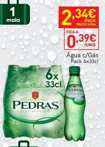 Recheio Água com gás pedras salgadas promoção