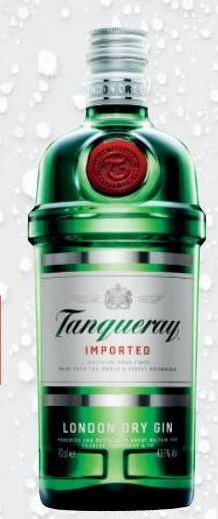 Recheio Gin tanqueray promoção