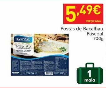 Recheio Bacalhau pascoal promoção