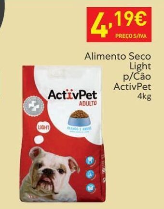 Recheio Ração para cães activpet promoção