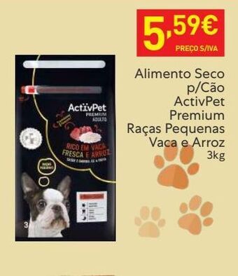 Recheio Ração para cães activpet promoção