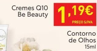 Recheio Creme facial be beauty promoção
