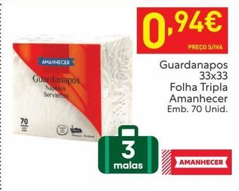 Recheio Guardanapos de papel amanhecer promoção