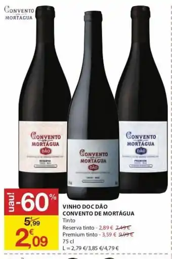 Vinho DOC Dão Convento de Mortágua Tinto 75cl