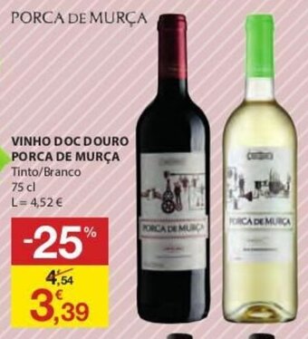 Vinho doc Douro Porca de Murça 75cl