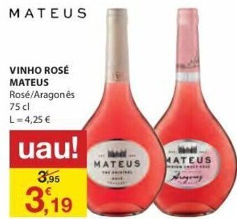 E.Leclerc Vinho Rosé Mateus 75cl promoção