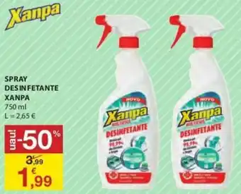 Spray Desinfetante Xanpa 750ml