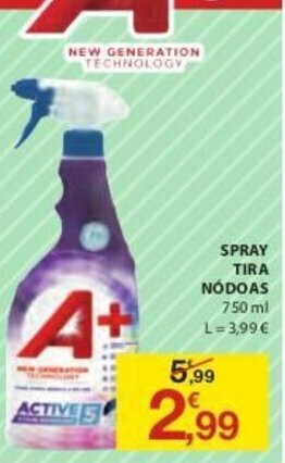 E.Leclerc Spray Tira Nódoas 750ml promoção