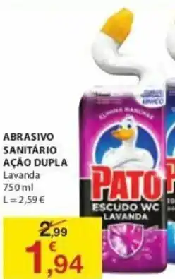 E.Leclerc Pato Abrasivo Sanitário Ação Dupla 750ml promoção