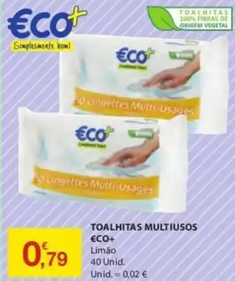 Eco+ Toalhitas Multiusos