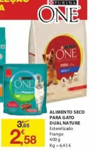 E.Leclerc Alimento Seco para Gato Dual Nature 400g promoção