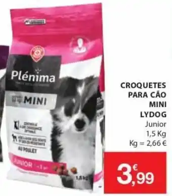E.Leclerc Plénima Croquetes Para Cão Mini Lydog 1,5kg promoção