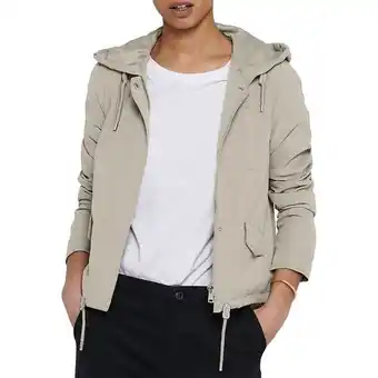 Only casaco skylar hood spring silver lini