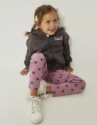 Zippy Calças jeggings cardadas em algodão para menina, roxo promoção