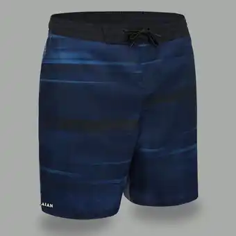 Calções de praia compridos 100 homem cloud azul