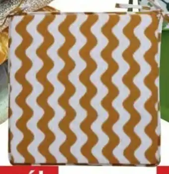 E.Leclerc Conjunto 4 Almofadas para Cadeira Galchaise4 38x38cm promoção