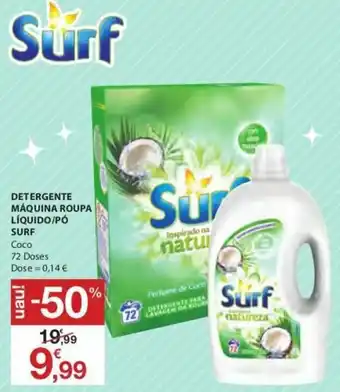 E.Leclerc Surf Detergente Máquina Roupa Líquido/Pó promoção