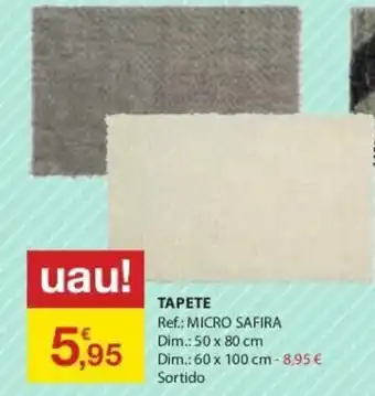 E.Leclerc Tapete Micro Safira 50x 80cm / 60x 100cm promoção