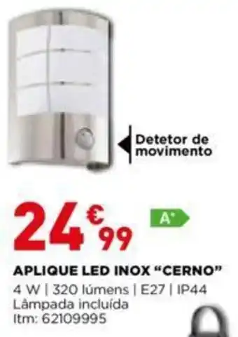 Aplique LED Inox "Cerno"