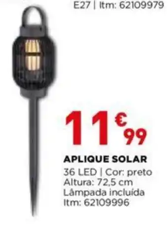 Bricomarché Aplique Solar promoção