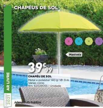 Bricomarché Chapéu de Sol 140g promoção