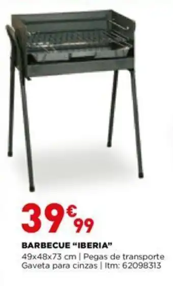 Bricomarché Barbecue "Iberia" 49x48x73cm promoção