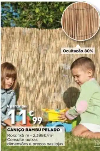 Bricomarché Caniço Bambú Palado 1x5m promoção
