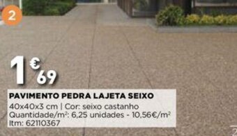 Pavimento Pedra Lajeta Seixo