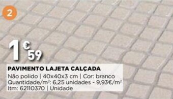 Bricomarché Pavimento Lajeta Calçada promoção
