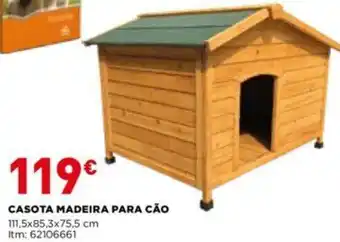 Bricomarché Casota Madeira para ção 111,5x83,3x75,5cm promoção