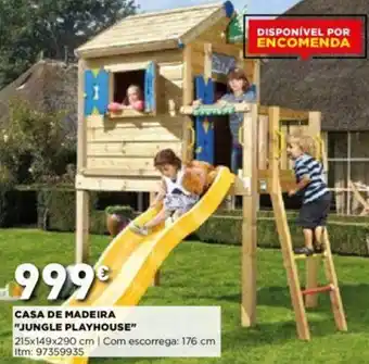Bricomarché Casa de Madeira "Jungle Playhouse" promoção