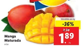 Lidl Manga Maturada promoção