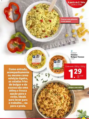 Saladas Bulgur / Cuscuz 200g/ 250g
