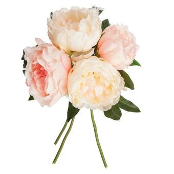 Hôma Bouquet com 4 peónias cor rosa promoção