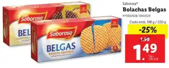 Lidl Bolachas Belgas 198g/220g promoção