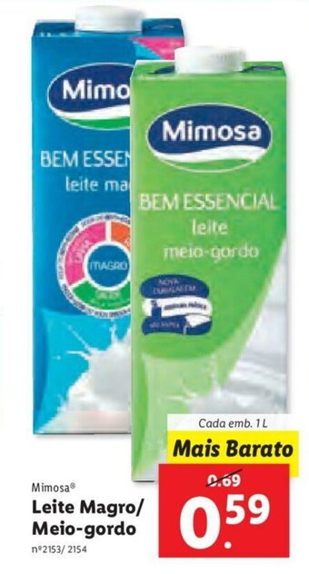 Leite Magro/ Meio-gordo 1L