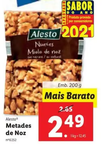 Lidl Metades de Noz 200g promoção