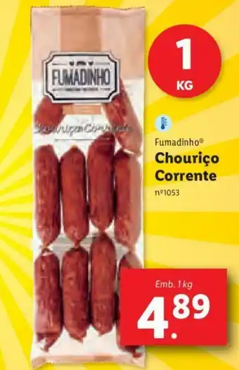 Lidl Chouriço Corrente 1kg promoção