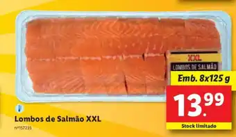 Lidl Lombos de Salmão XXL 8x125g promoção