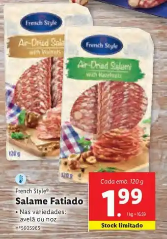Lidl Salame Fatiado 120g promoção