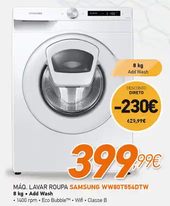 Expert Samsung Máq. Lavar Roupa promoção