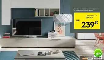 Conforama Denver Compacto TV promoção