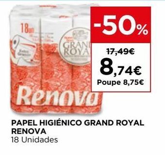 El Corte Inglés Papel higiênico renova promoção