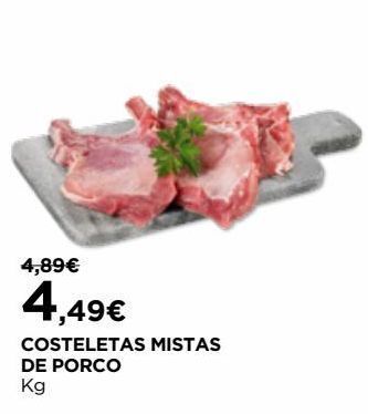 El Corte Inglés Carne suína promoção